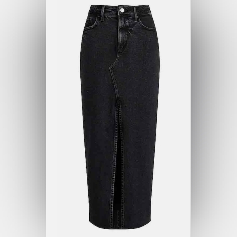 Classic Black Women's Jean Skirt